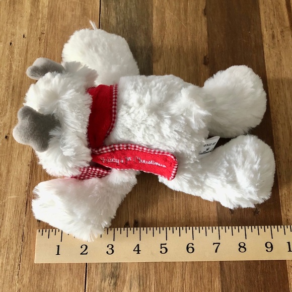 Hallmark BABY’S FIRST 1st CHRISTMAS Plush Toy Reindeer Stuffed Animal NWT - Picture 5 of 11